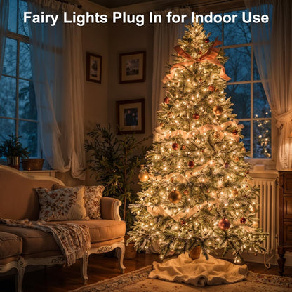 Lumionix Glow String Fairy Lights – Nursery and Playroom Lights, Cool LEDs with Auto Timer