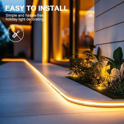 Lumistrip Secure LED Strip Mounting Clips - No-Drill Adhesive Holders That Protect Walls and Renters