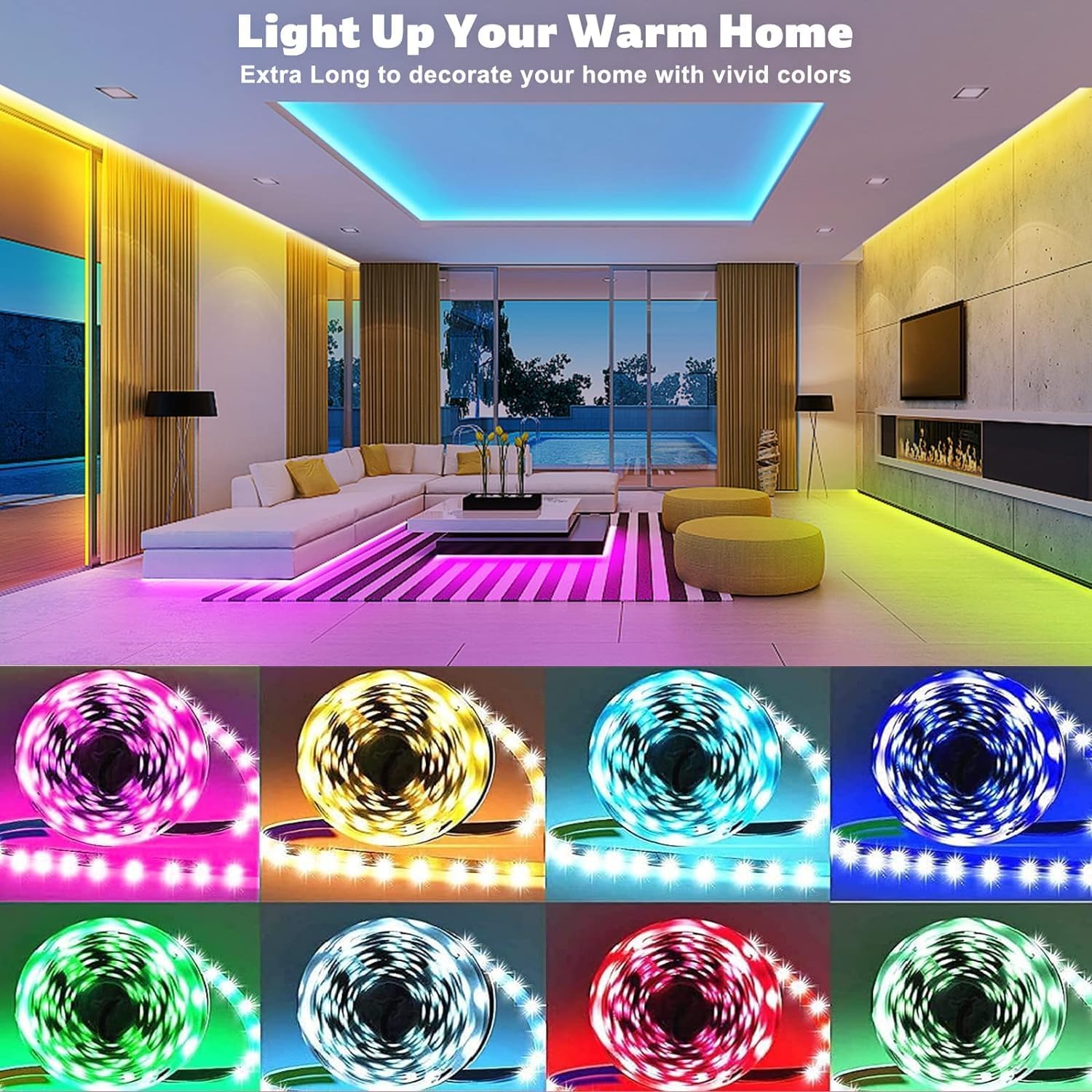 Lumistrip Smart LED Strip Lights – Wind Down Routine and Bedtime Ambient Lighting with Auto Timer