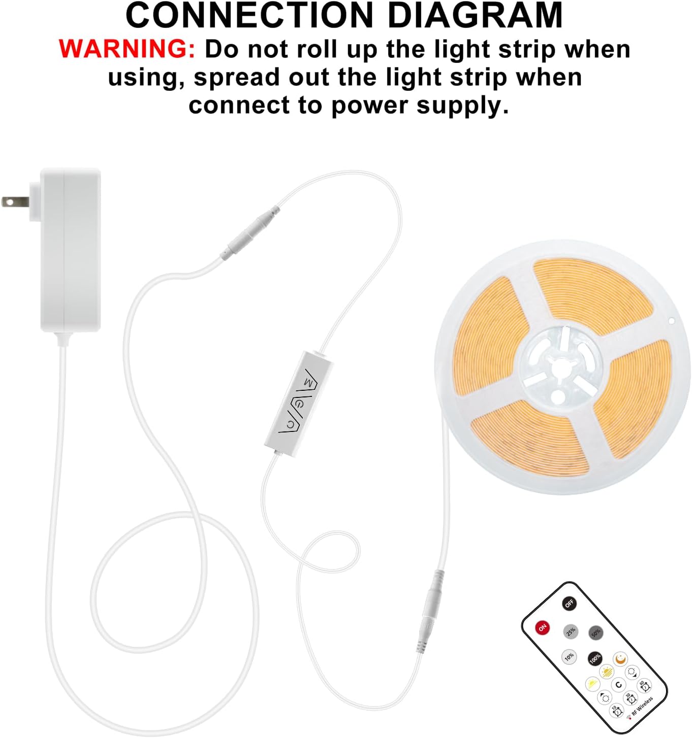 Lumistrips COB LED Strip Light – Focus-Boosting Task Lighting for Home Office and Desk Setups
