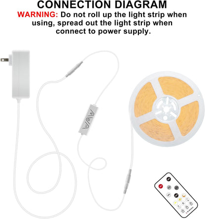 Lumistrips COB LED Strip Light – Focus-Boosting Task Lighting for Home Office and Desk Setups