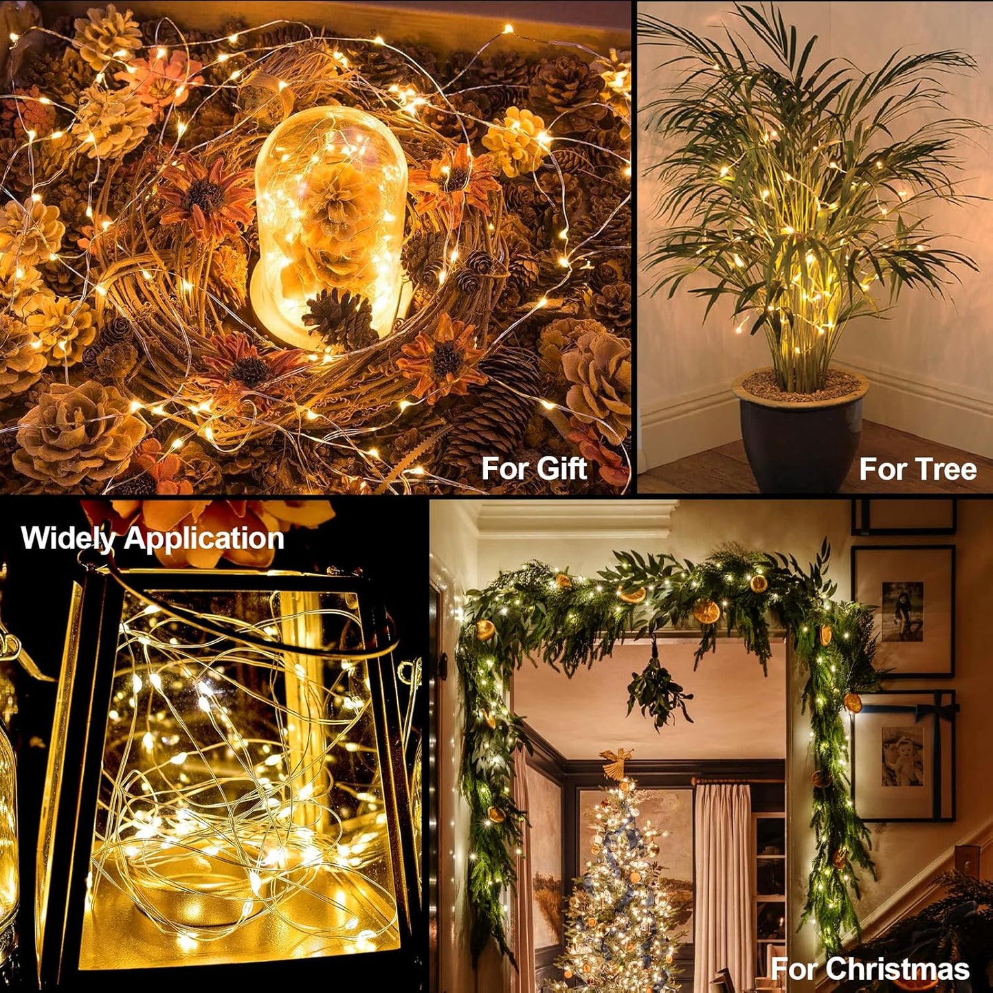 Lumoonity LED Fairy Lights – Nursery Nightlight for Baby Room, Cool to the Touch