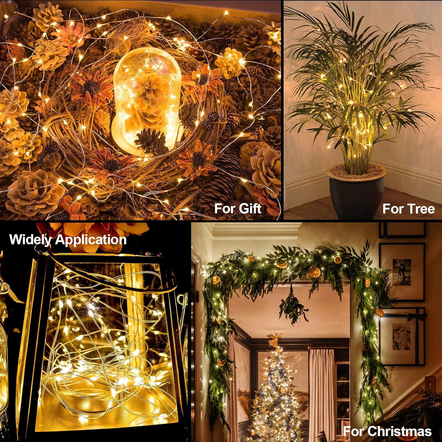 Lumoonity LED Fairy Lights – Nursery Nightlight for Baby Room, Cool to the Touch