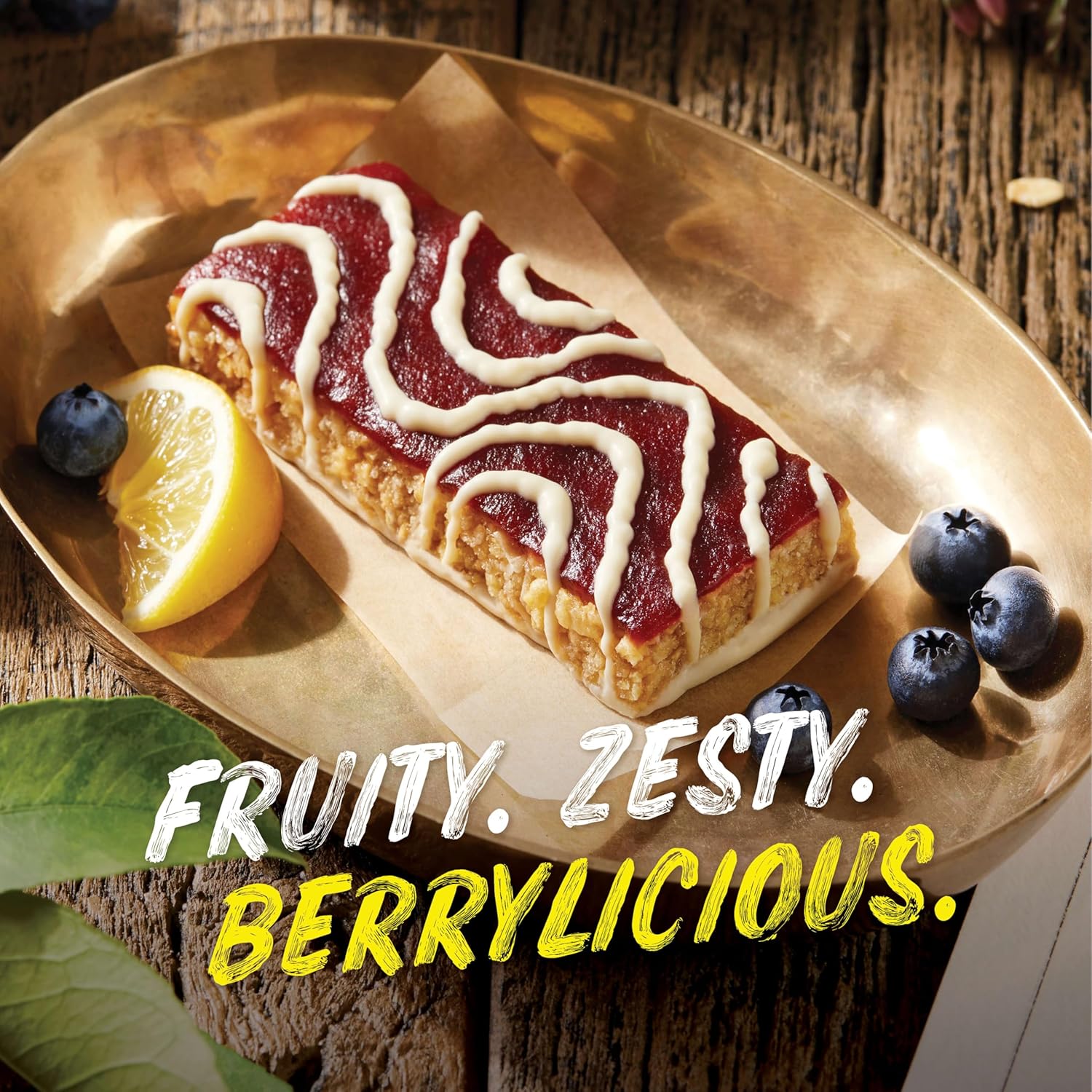 LUNA Bar Mash-Ups LemonZest + Blueberry – Thoughtful Vegan Snack Gift for Her Birthday and Holiday Stocking Stuffer