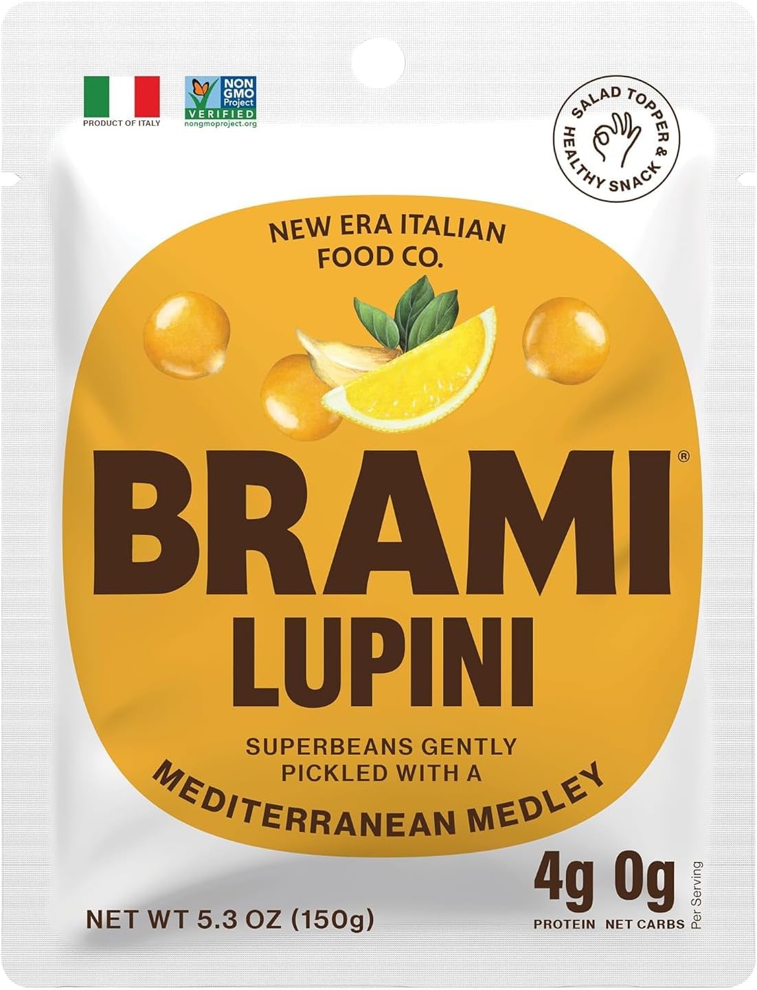 lupini bean base providing 7g plant protein per serving