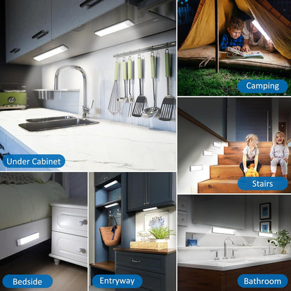 LUXCURA LED Closet Light Bar – Trip and Fall Prevention for Elderly Users and Caregivers, Motion Activated and Auto Shutoff
