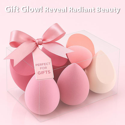 LuxeSponges Makeup Sponge Set – Latex-Free Mini Sponges for Destination Weddings and Travel Beauty Cases