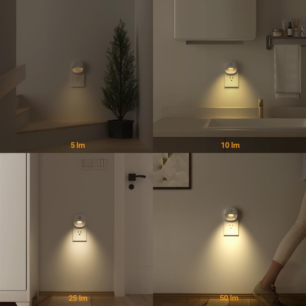 Lyridz Night Light 2 Pack – Thoughtful Housewarming Gift for New Homeowners and First Apartment