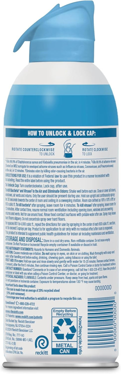 Lysol Air Sanitizer Spray – Thoughtful Housewarming Gift for New Homeowners and First Apartments