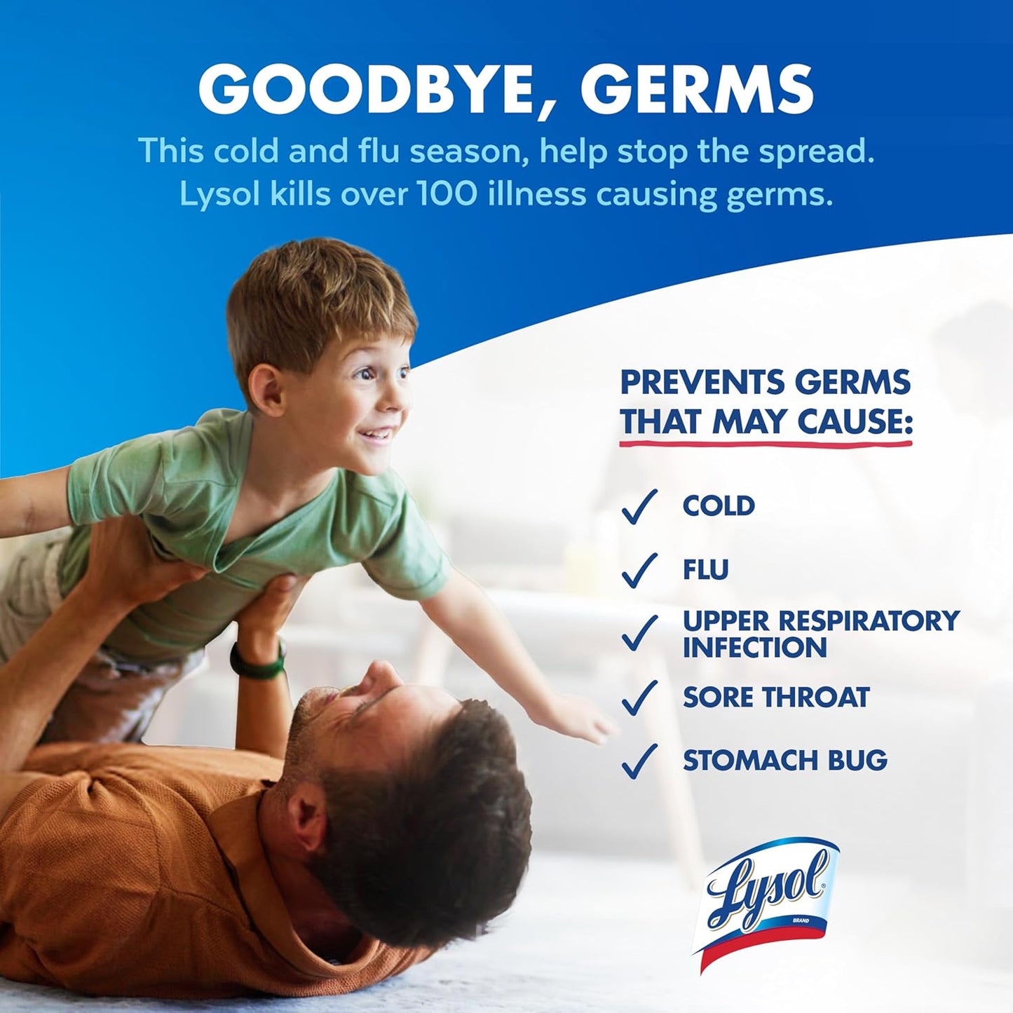 Lysol Disinfectant Spray – Home Office Surface Sanitizer for Keyboards, Desks, and Door Knobs