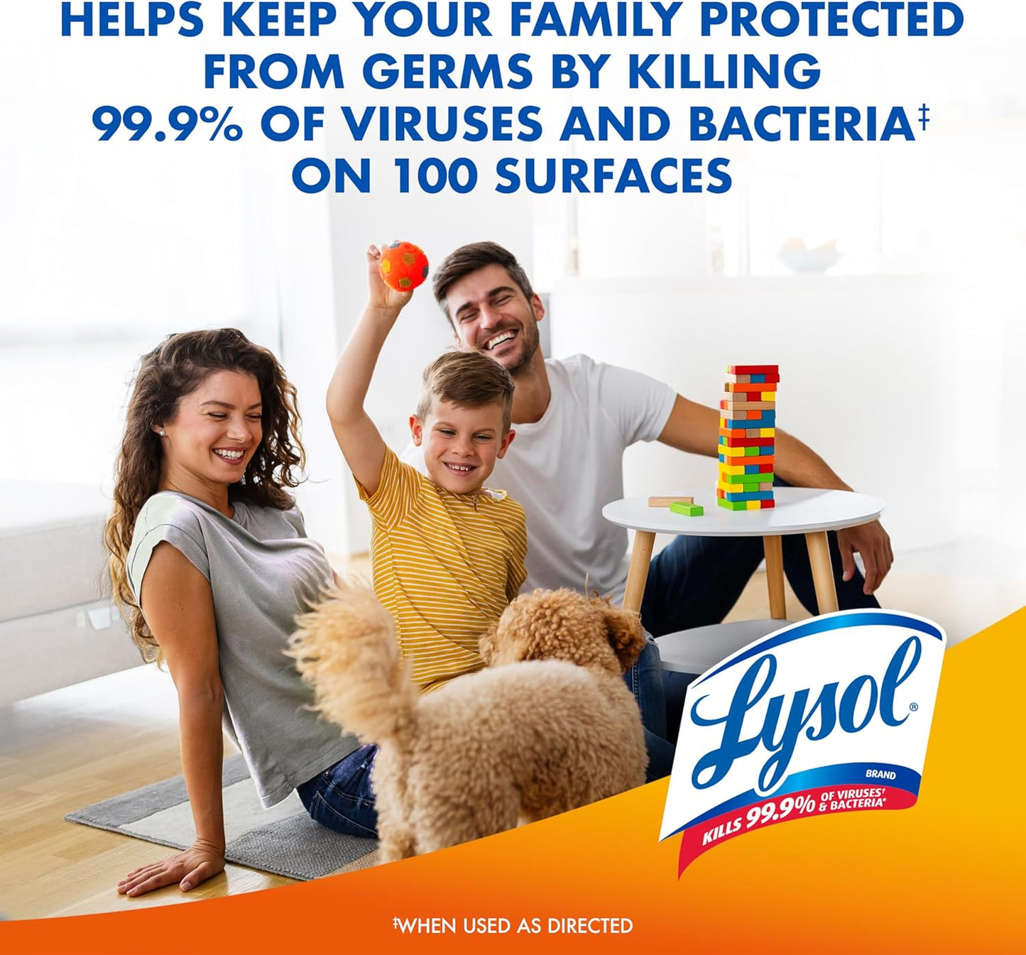 Lysol Disinfectant Spray – Nursery and Playroom Sanitizer That Kills 99.9% of Germs on Toys, Pack of 2
