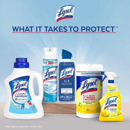 Lysol Laundry Sanitizer Additive All-Purpose Laundry Sanitizer for Shared Family Washers, 90oz