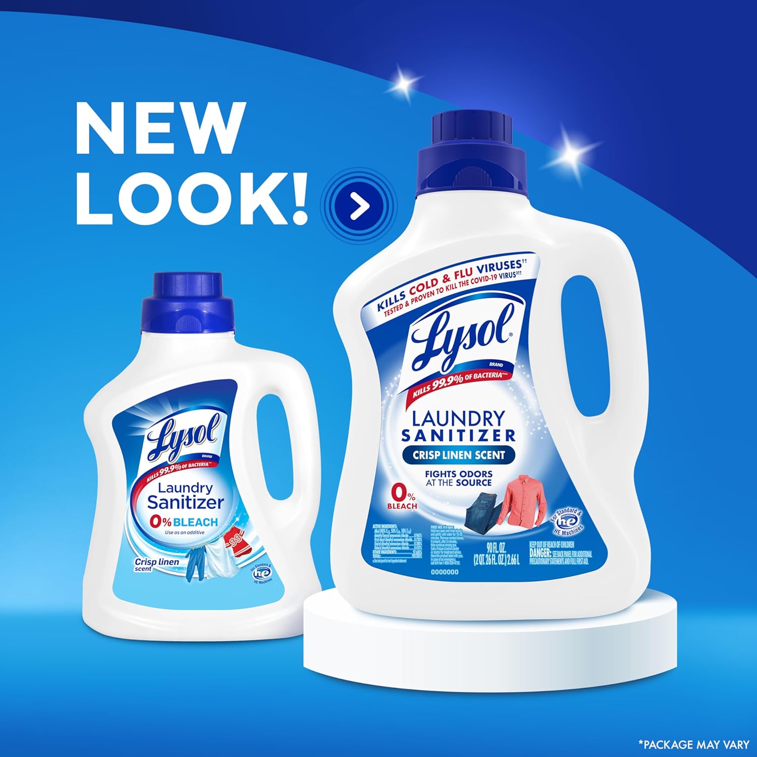 Lysol Laundry Sanitizer Additive All-Purpose Laundry Sanitizer for Shared Family Washers, 90oz