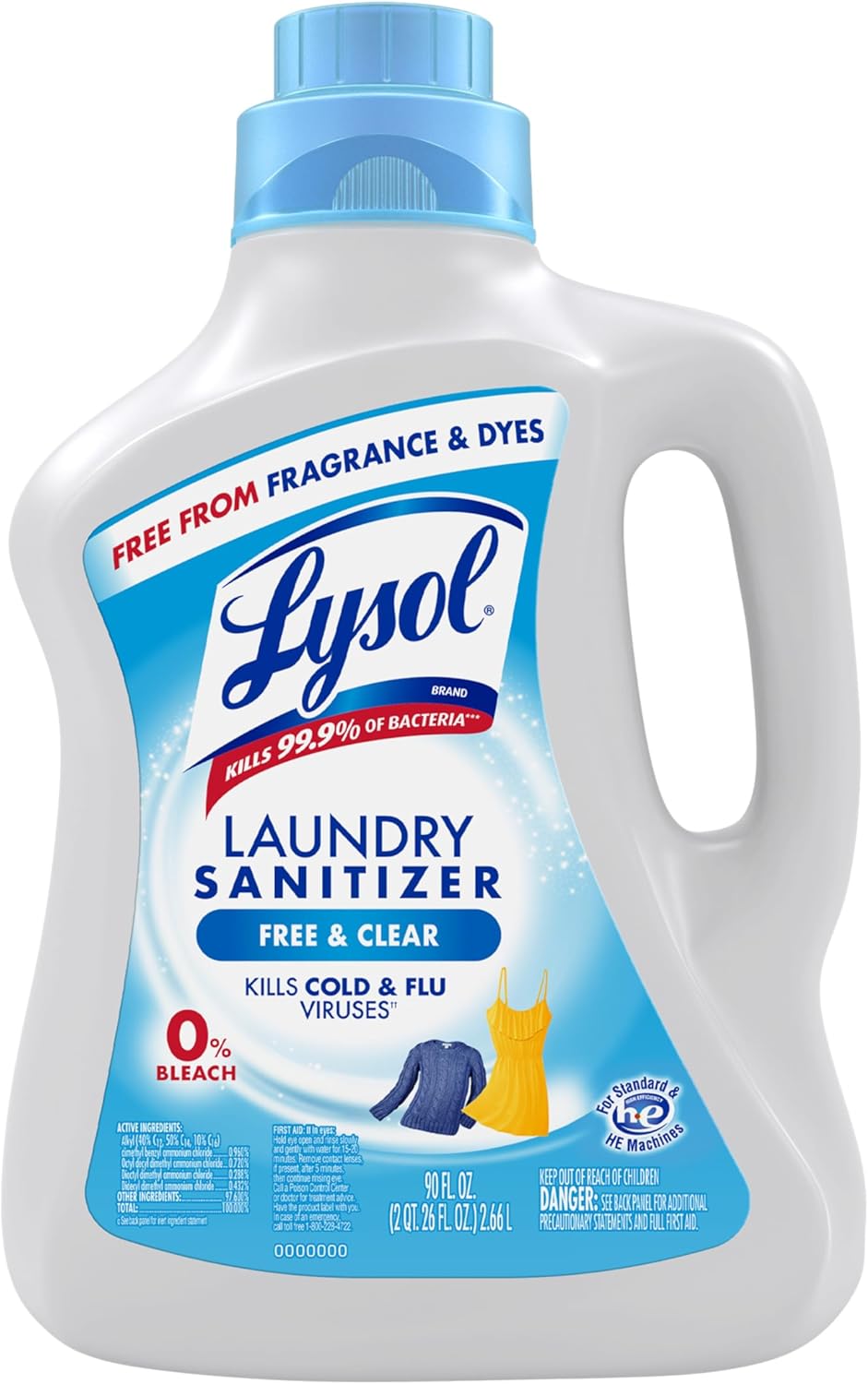 Lysol Laundry Sanitizer Additive – Mindful Home Wellness Booster, Unscented Laundry Additive for Bedroom and Bath Linens