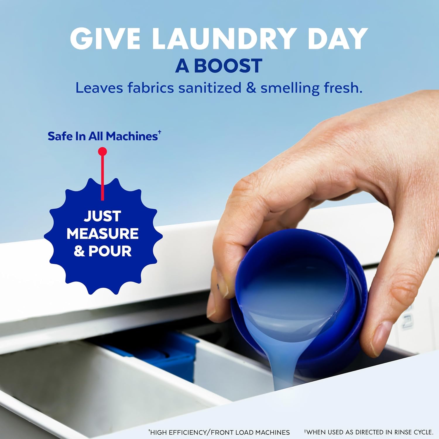 Lysol Laundry Sanitizer – Sensitive-Skin Bacteria Eliminator for Bedding & Pillowcases, Self-Care Laundry Ritual