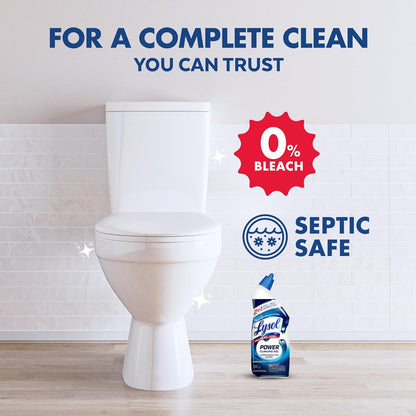 Lysol Toilet Bowl Cleaner, Bleach-Free – Kids' Bathroom Fume-Free Toilet Disinfectant, Clinging Gel 24 oz