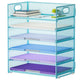 6 Tier - Blue