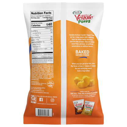 macaroni & cheese flavor profile with vegetable ingredients