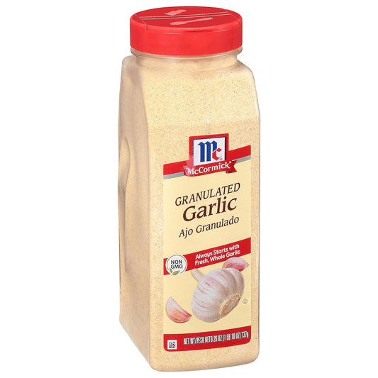 made from fresh, whole garlic cloves that are dried and ground