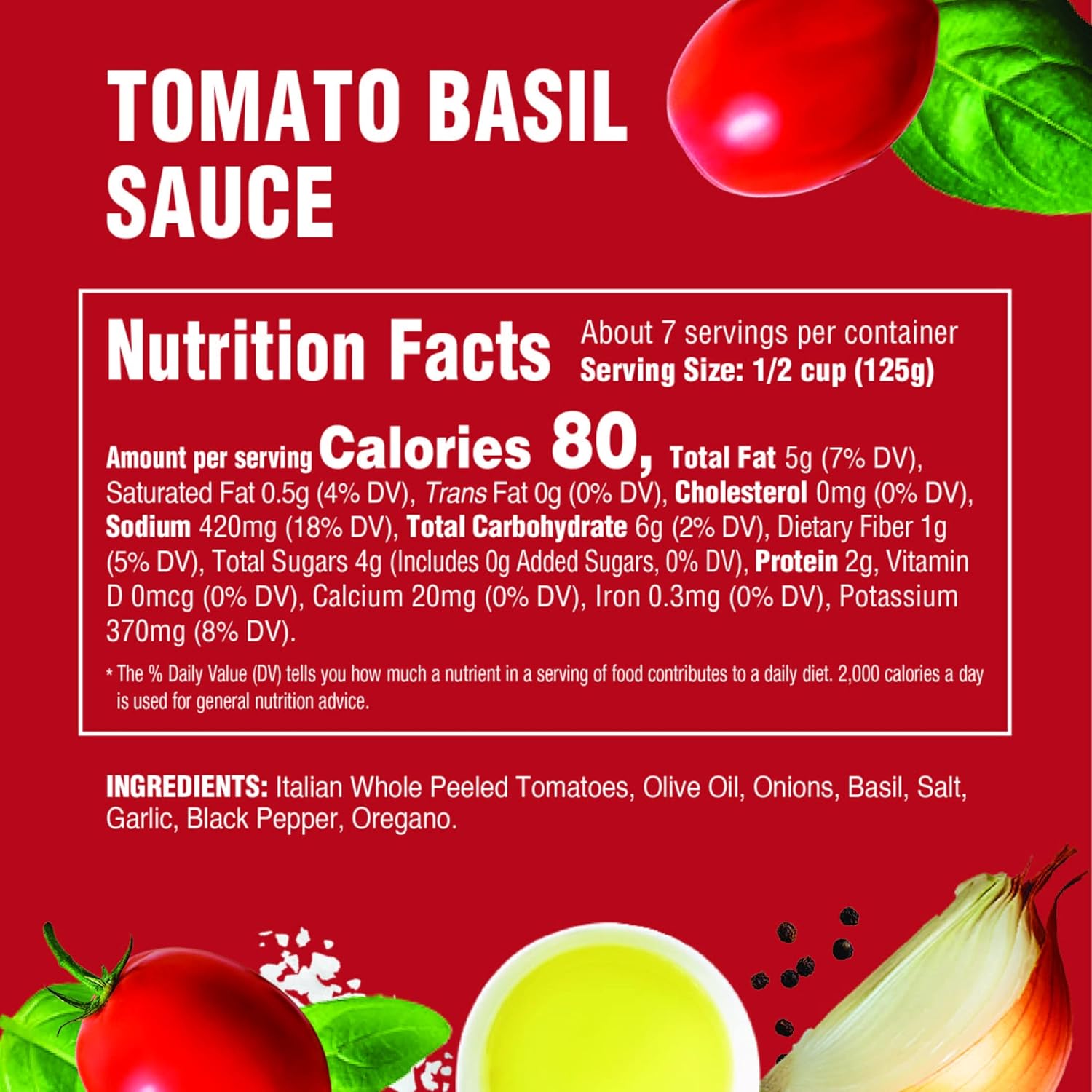 made with 100% italian tomatoes, no tomato paste