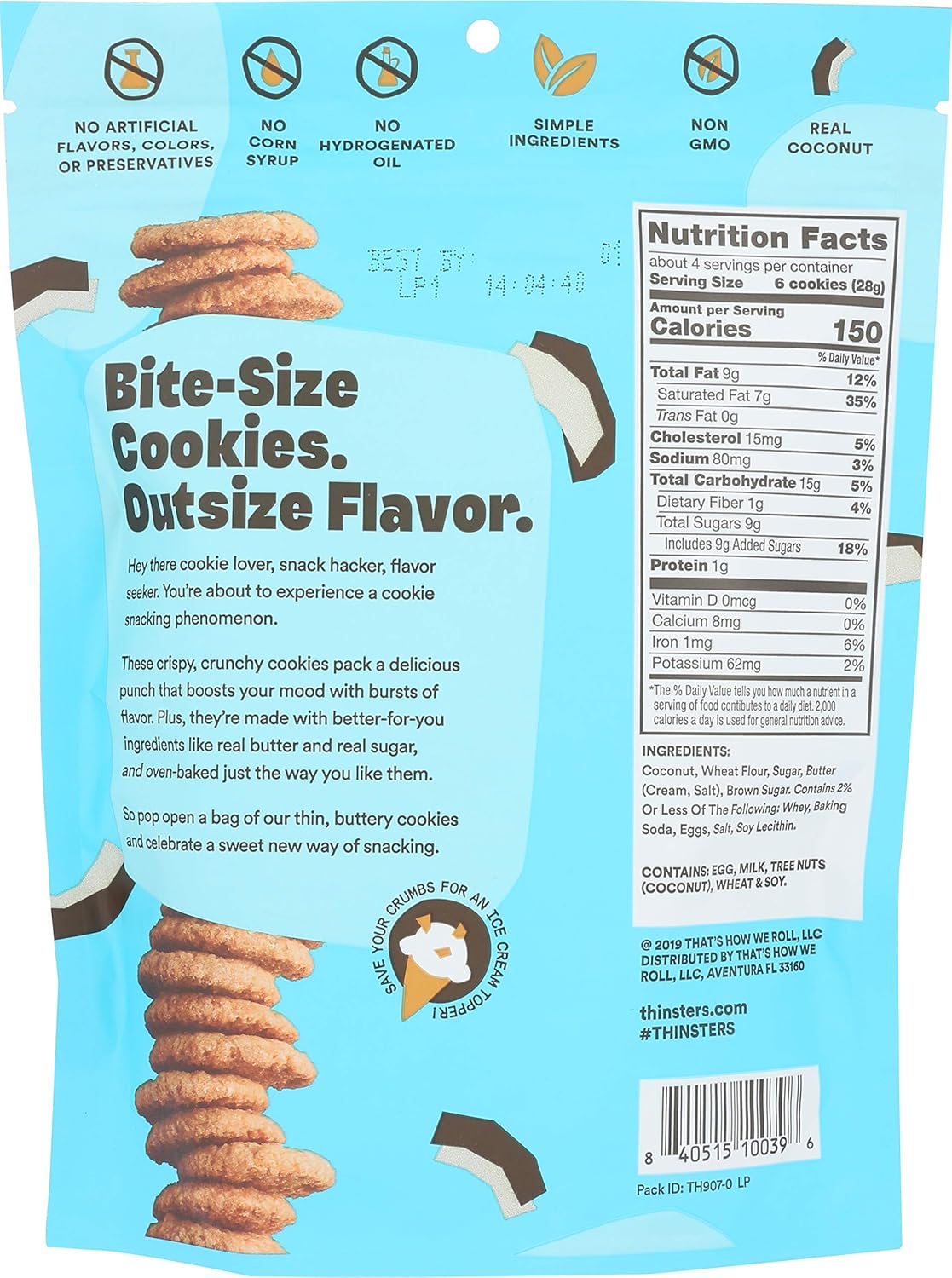 made with real butter and real sugar
