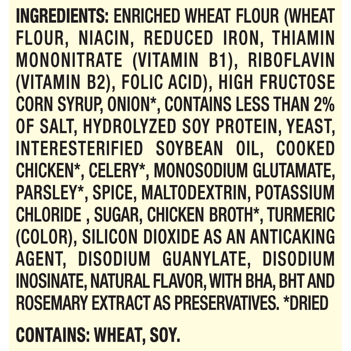 made with real chicken broth and herbs/spices for savory flavor