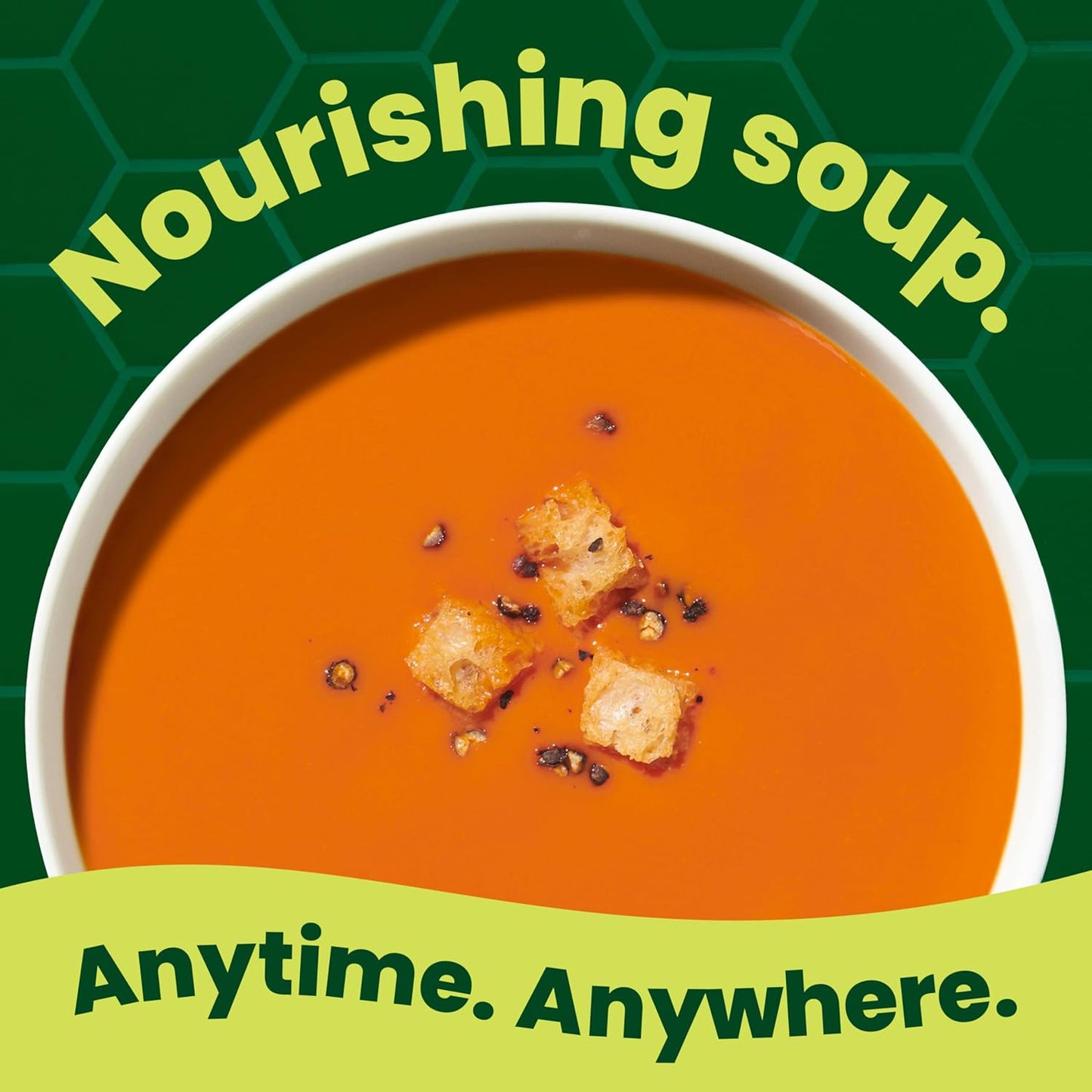 made with vine-ripened tomatoes and real cream