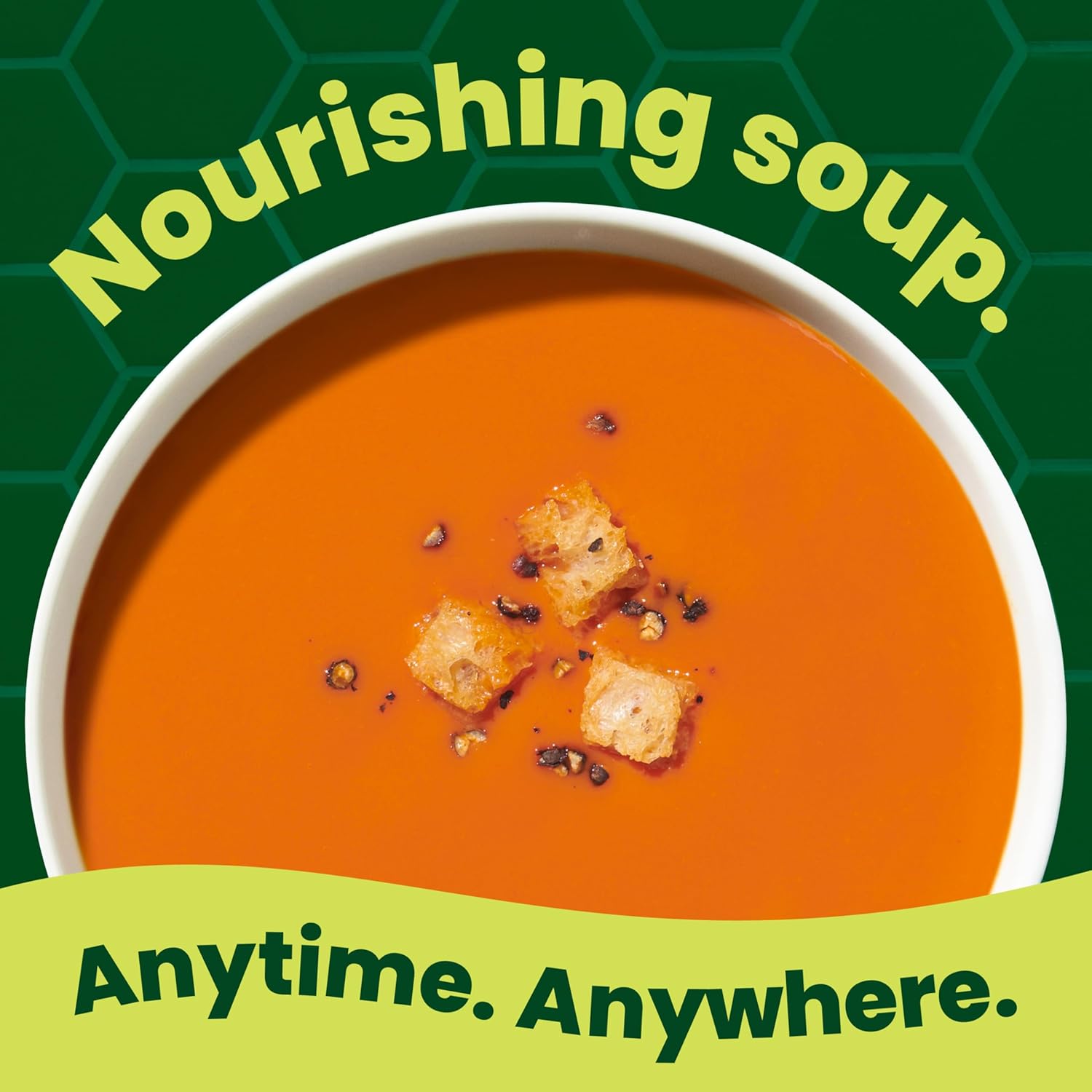 made with vine-ripened tomatoes and real cream