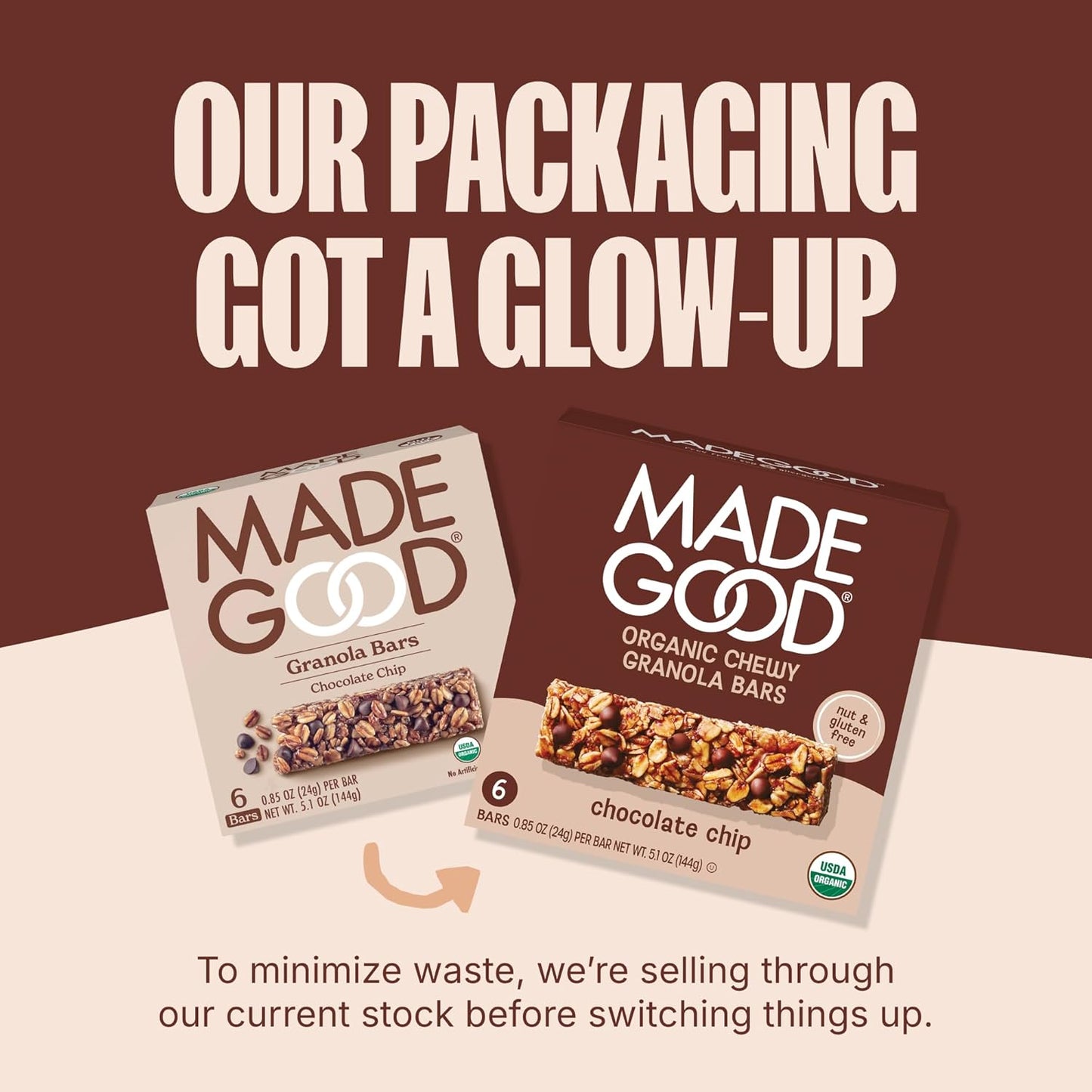 MadeGood Chocolate Chip Granola Bars – Cross Contamination Free School Safe Snack for Nut Allergy Classrooms