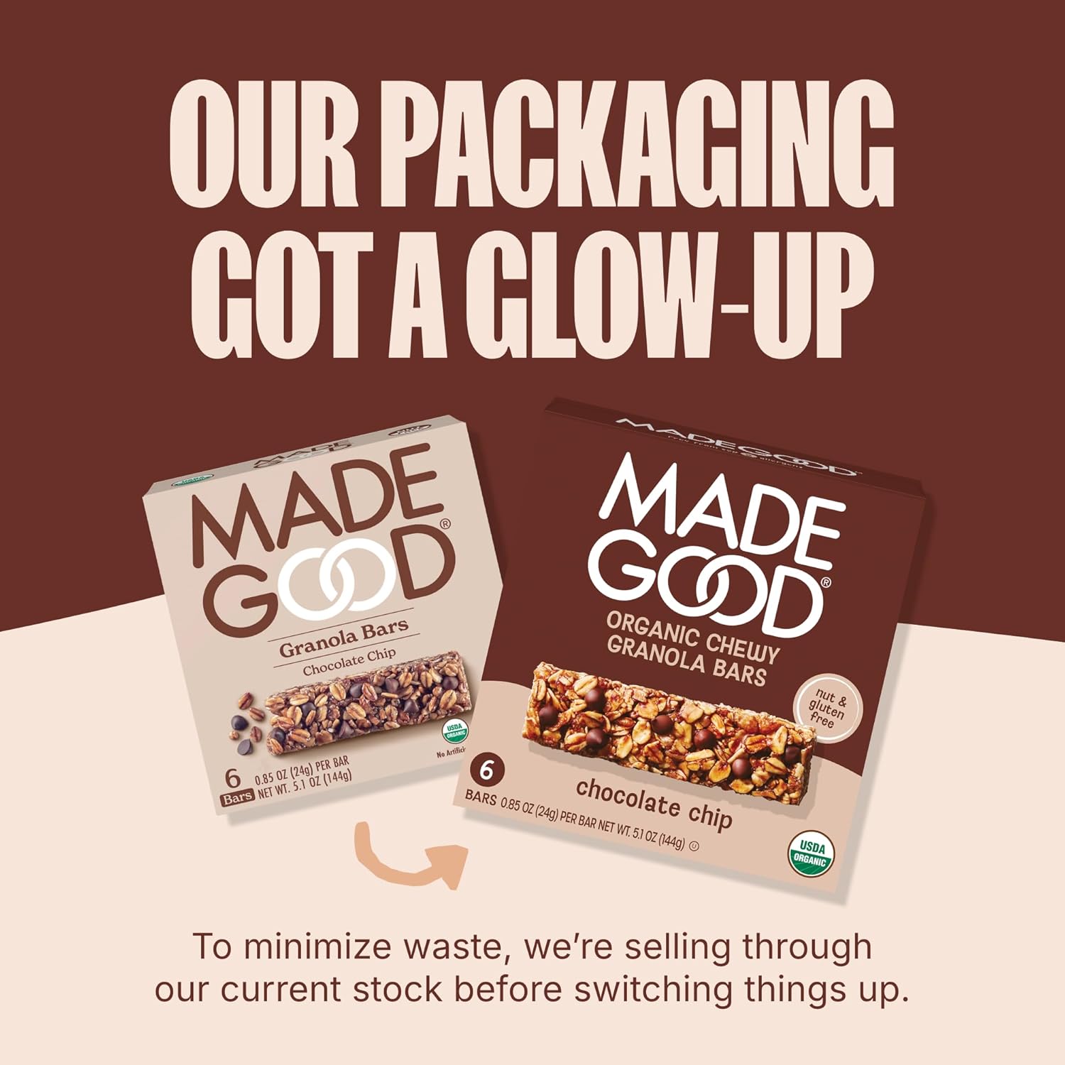 MadeGood Chocolate Chip Granola Bars – Cross Contamination Free School Safe Snack for Nut Allergy Classrooms