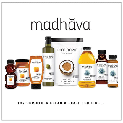 MADHAVA Organic Coconut Sugar – Clean Label Project Verified Sugar for Trust Focused Home Kitchens