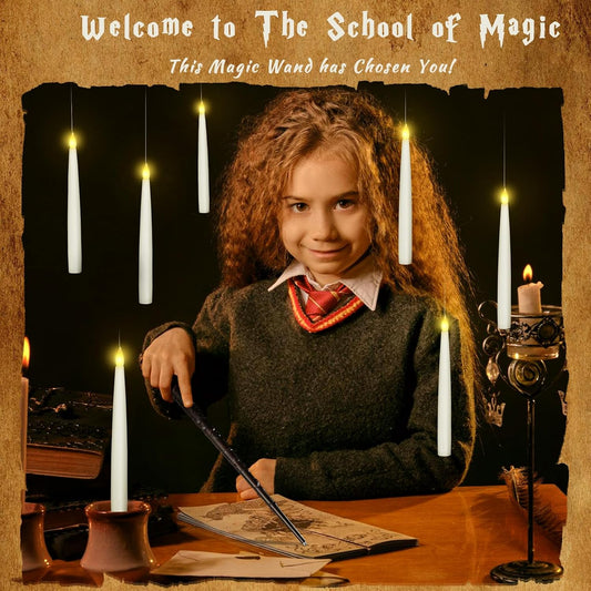 magic wand remote control (13 inches) operating all 20 candles simultaneously via ir