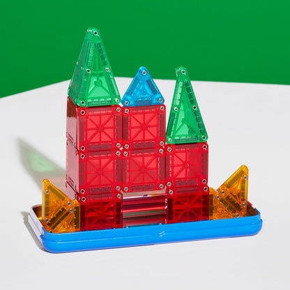 MAGNA-TILES microMAGS 26-Piece Set – Non-Toxic MABS Plastic Tiles with Safety Rivets for Worry-Free Toddler Play