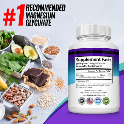 Magnestar Magnesium Glycinate 525mg – High-Absorption Magnesium for Active Recovery and Daily Performance