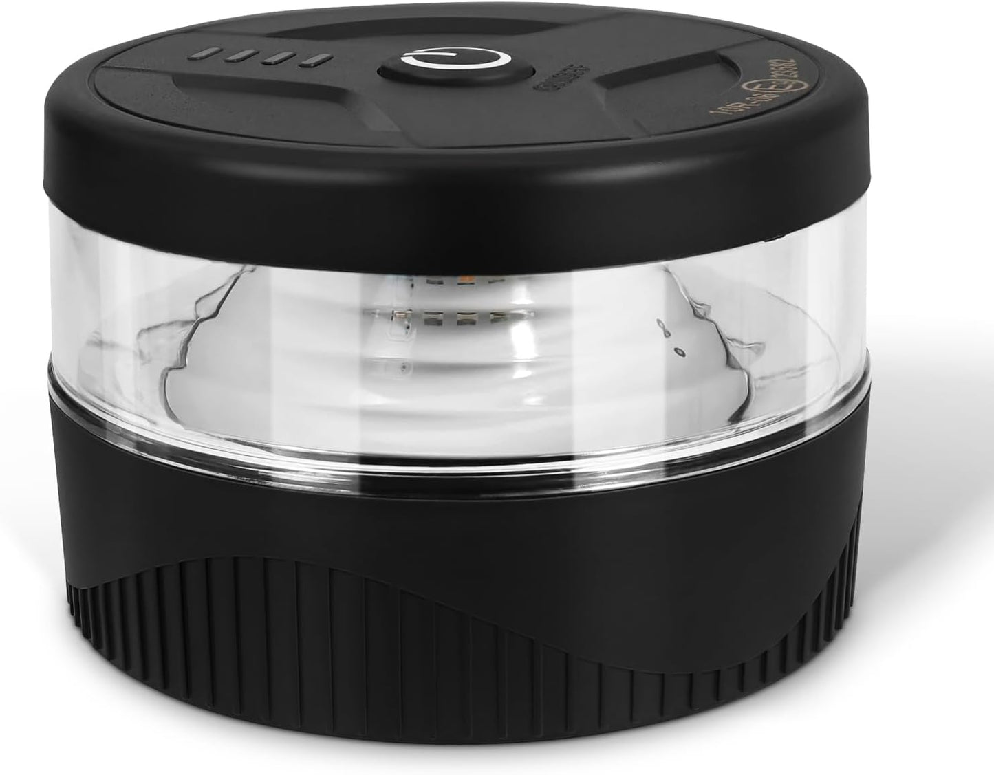 Magnetic Wireless Beacon Light, Single-Button USB-C Rechargeable Strobe for Clean Fleet Setups, 3.6-Inch Round IP67