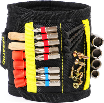 Magnetic Wristband Tool with Drill Bit Holder – Thoughtful Birthday Gift for Handyman Husband, Dad, and Grandpa