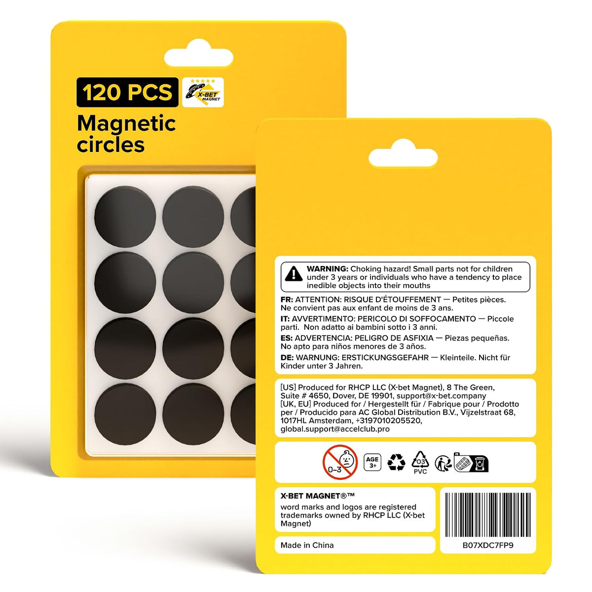 MagnetWorks Self-Adhesive Magnetic Dots – Home Office Desk Organizer for Sticky Notes & Memos