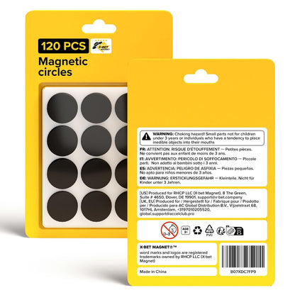 MagnetWorks Self-Adhesive Magnetic Dots – Home Office Desk Organizer for Sticky Notes & Memos