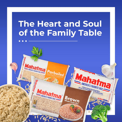 Mahatma Brown Rice 2 lb for Simple Clean Label Pantry, One Ingredient Whole Grain Staple