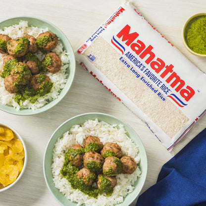 Mahatma Extra-Long-Grain Rice 10lb Bulk – Quick 20-Minute Stovetop Rice for Efficient Weekly Meal Prep