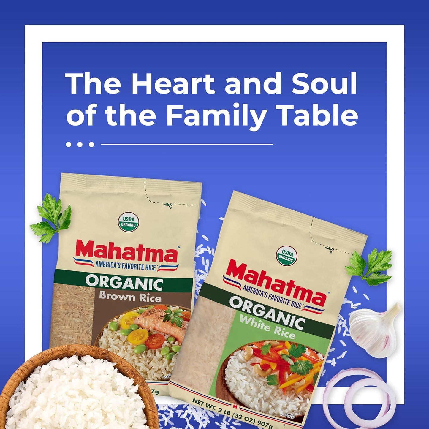 Mahatma Organic White Rice, 2lb – Single-Ingredient Clean Pantry Staple