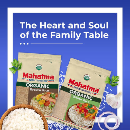 Mahatma Organic White Rice, 2lb – Single-Ingredient Clean Pantry Staple