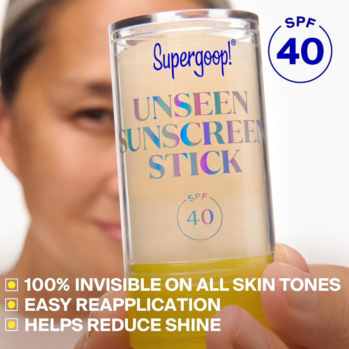 makeup-friendly glide application requiring no rubbing in or hand washing