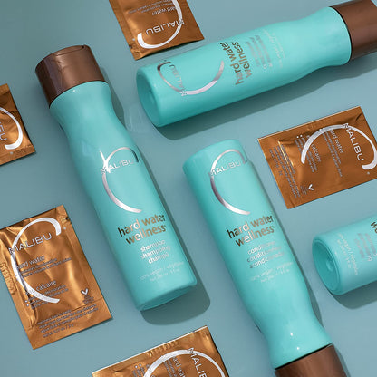 Malibu C Hard Water Wellness Conditioner - Vegan Moisture Restoring Treatment for Mindful Nightly Hair Routines