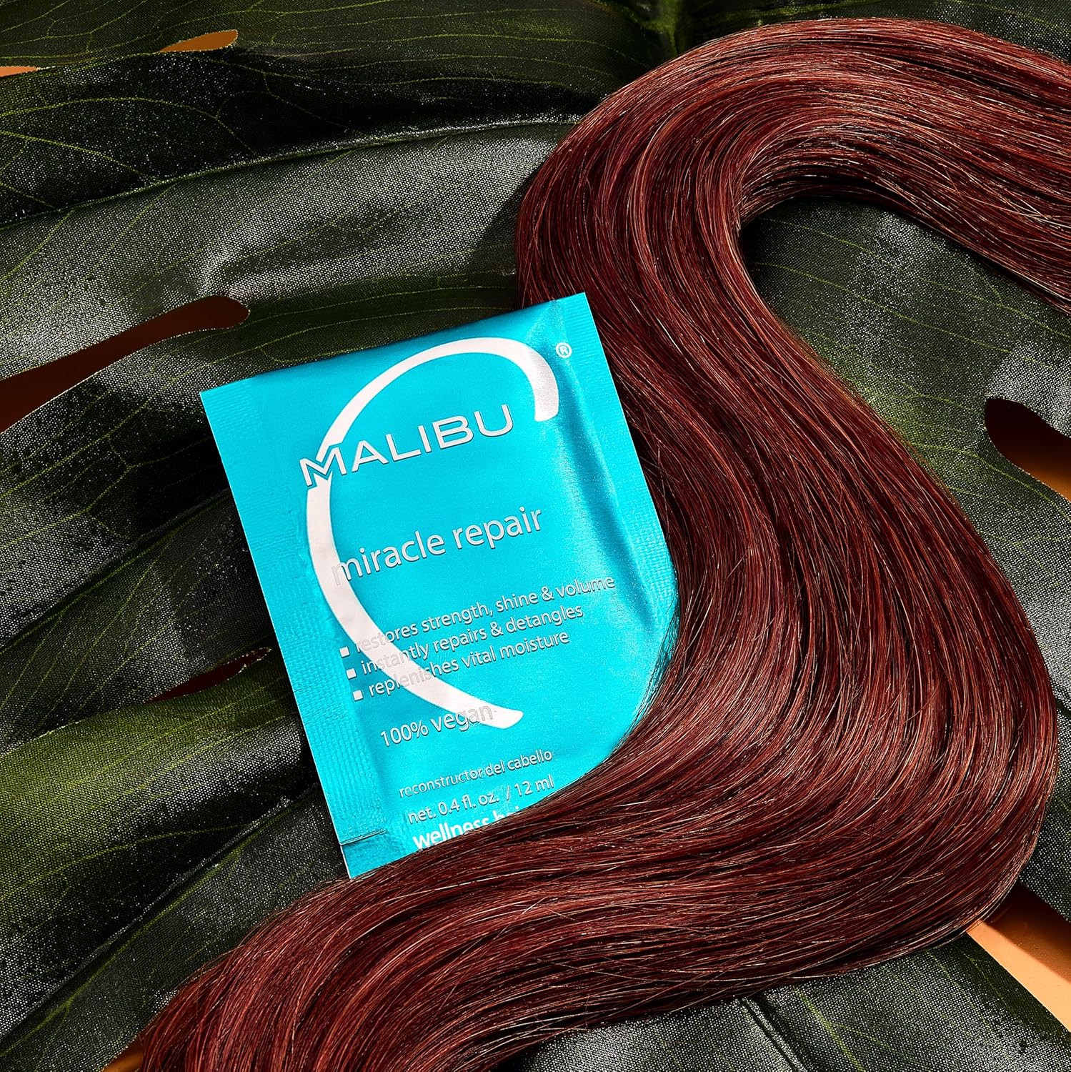 Malibu C Miracle Repair Hair Reconstructor - Simple Unscented Mask for the Intentional Bathroom, Clean Beauty Essential