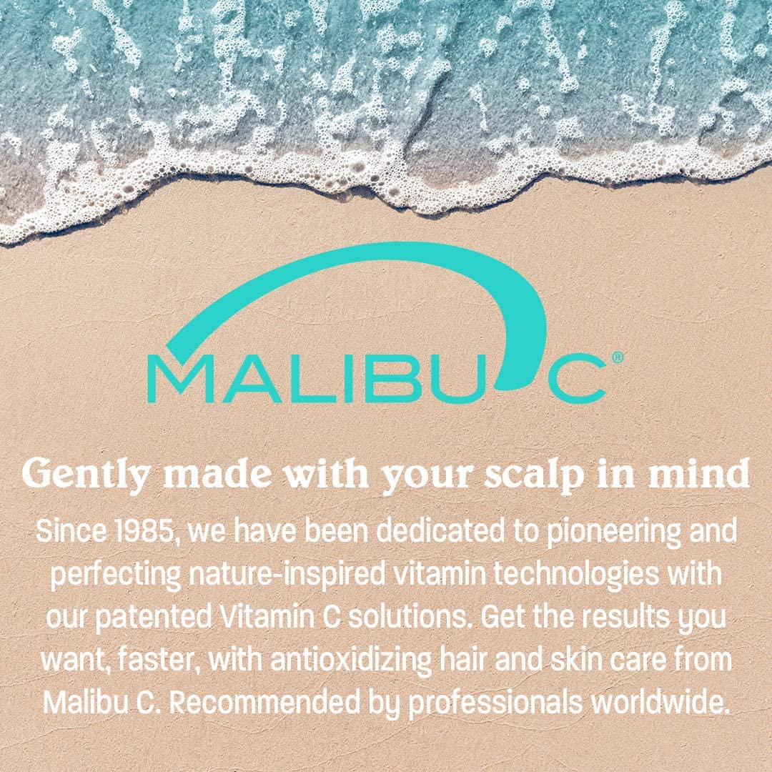 Malibu C Swimmers Wellness Shampoo – Clean-Design Shower Staple, One-Step Chlorine Detox