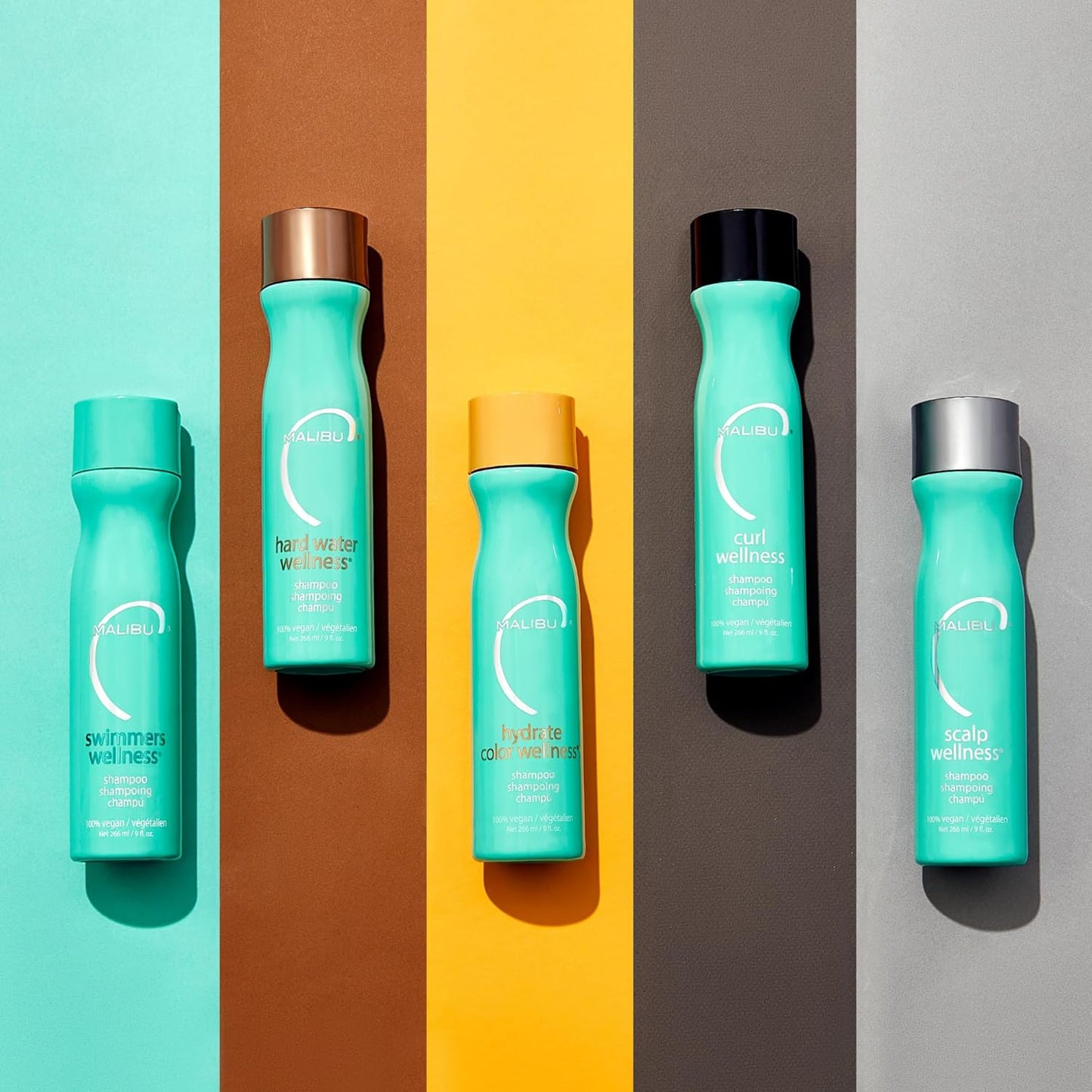 Malibu C Swimmers Wellness Shampoo – Clean-Design Shower Staple, One-Step Chlorine Detox