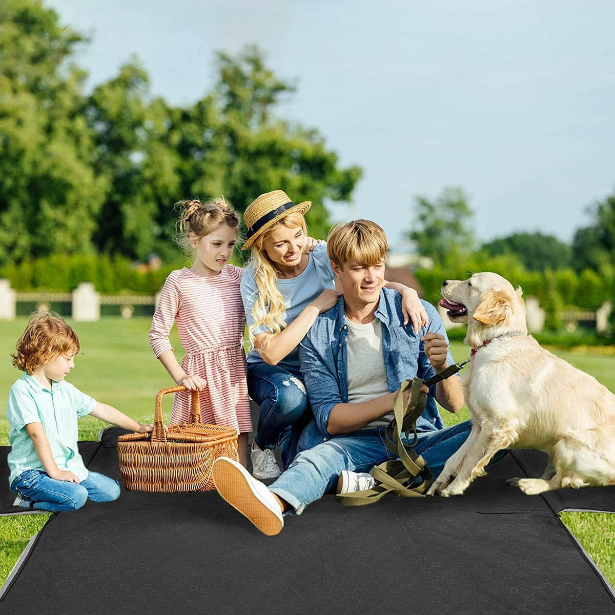 Mancro 4-in-1 Pet Travel Cover – Hygienic Barrier Between Dog and Children's Car Seats