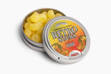 Iconic Candy Retro Sours Hard Tangy Candy Tin – Nostalgic Birthday Gift for Mom, Collectible Citrus Candy Present