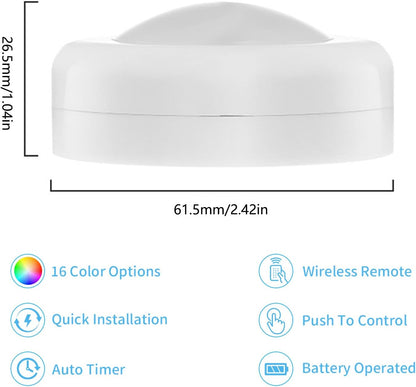 manual push-on control via lamp cover as a backup when remote is misplaced